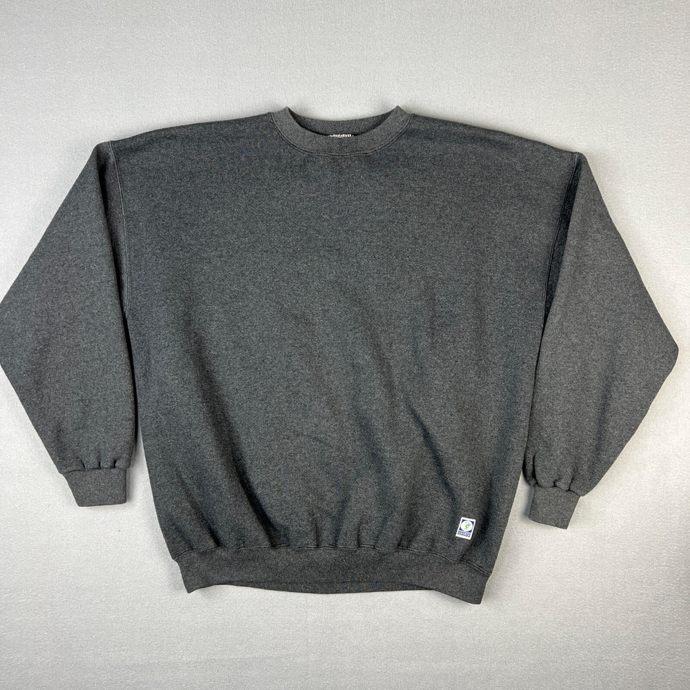 VTG Discus Athletic Sweatshirt Mens‎ XL Blank Grey Pullover 1990s Made in USA